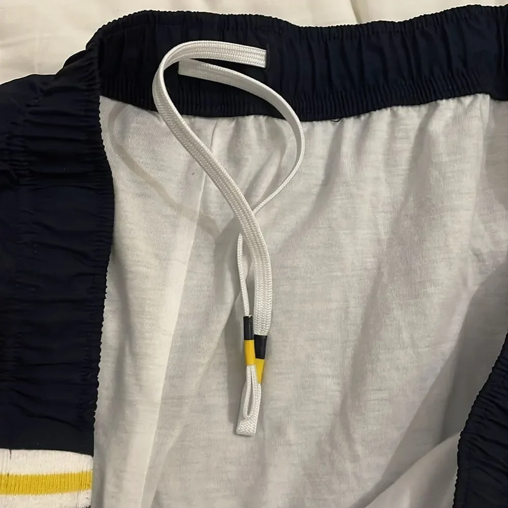 Lacoste Sport Blue Pull-on Contrast Bands Tennis Shorts Mens Size 4XL GH6908 - Picture 14 of 14